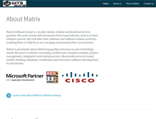 Tablet Screenshot of matrixglobalsolutions.net